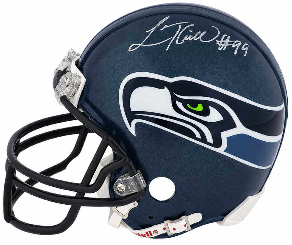Levon Kirkland Seattle Seahawks Autographed Riddell (VSR4) Mini Helmet-Powers Sports Memorabilia