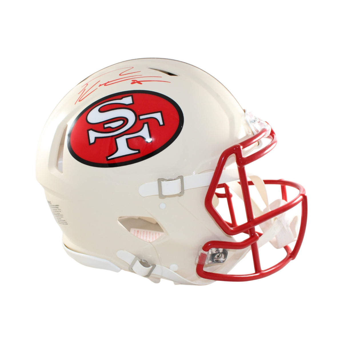 George Kittle San Francisco 49ers Signed Helmet Pro Retro-Powers Sports Memorabilia