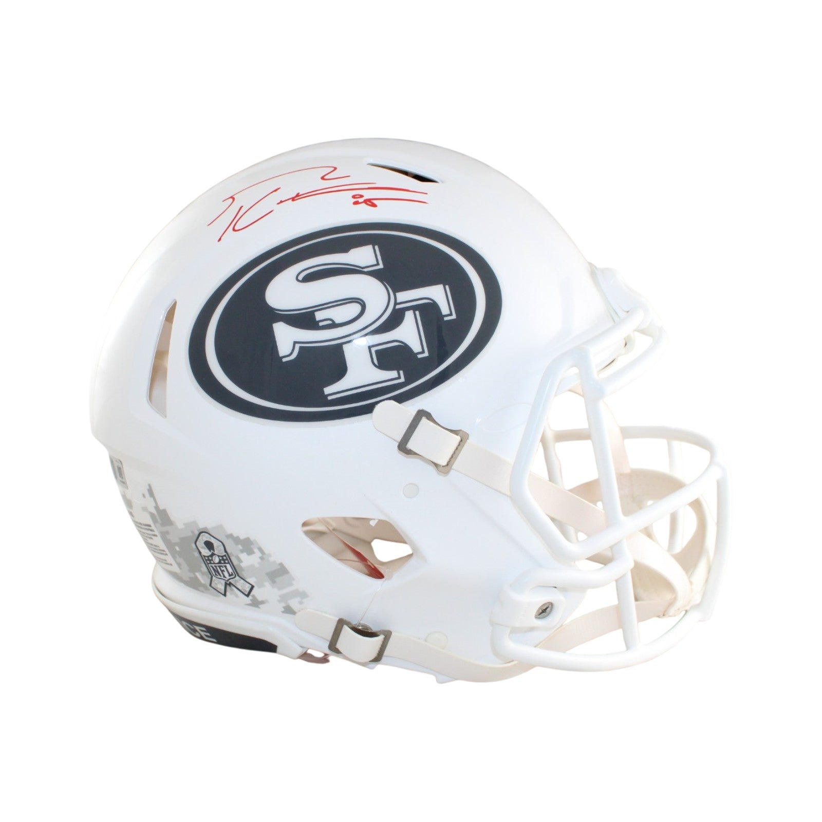 George Kittle San Francisco 49ers STS 2024 Signed Helmet Pro-Powers Sports Memorabilia