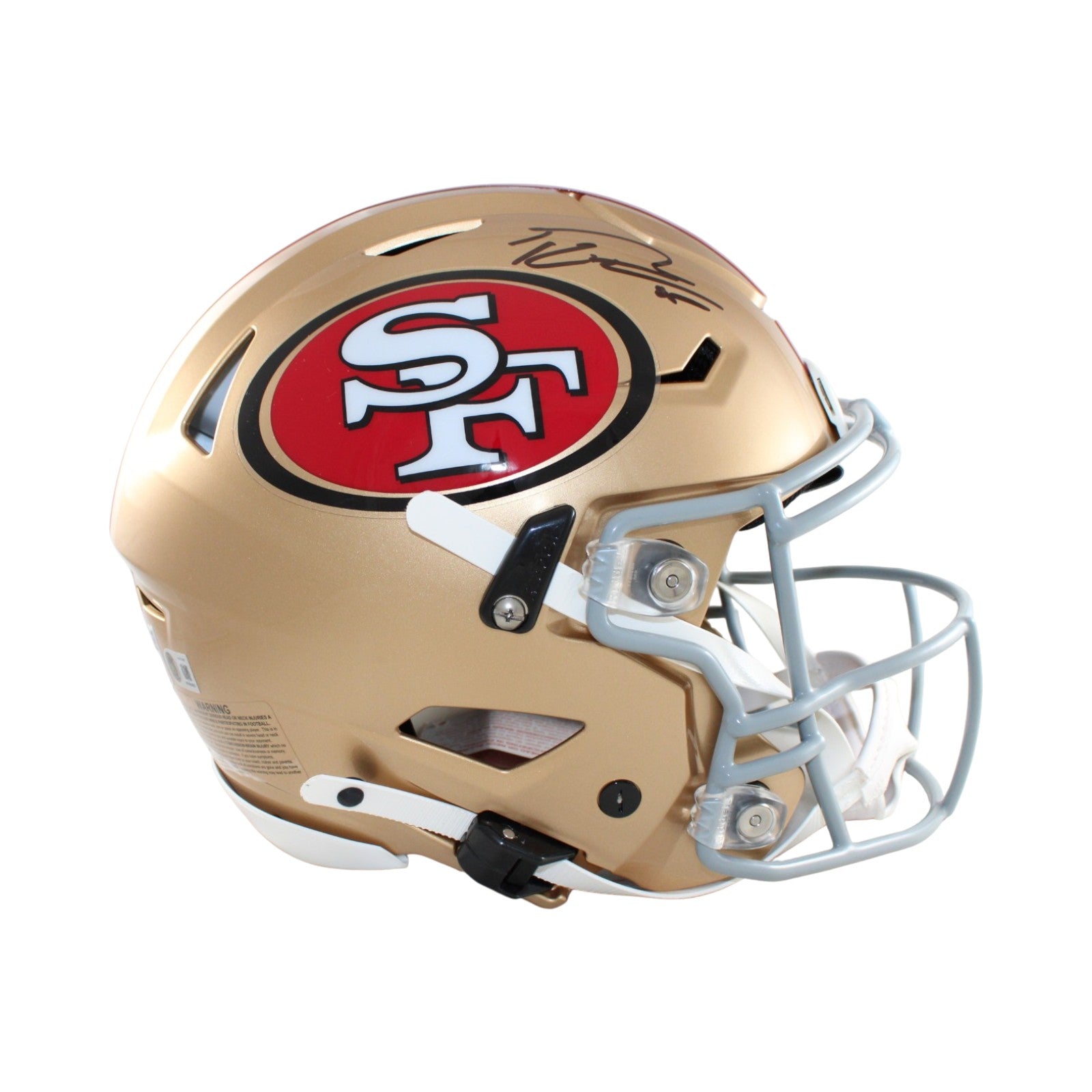 George Kittle San Francisco 49ers F/S Signed Helmet Speedflex-Powers Sports Memorabilia