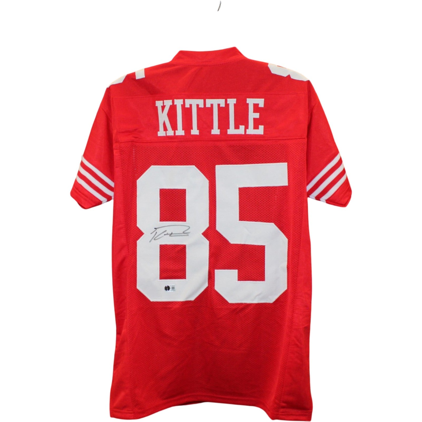 George Kittle San Francisco 49ers Red Signed Jersey-Powers Sports Memorabilia