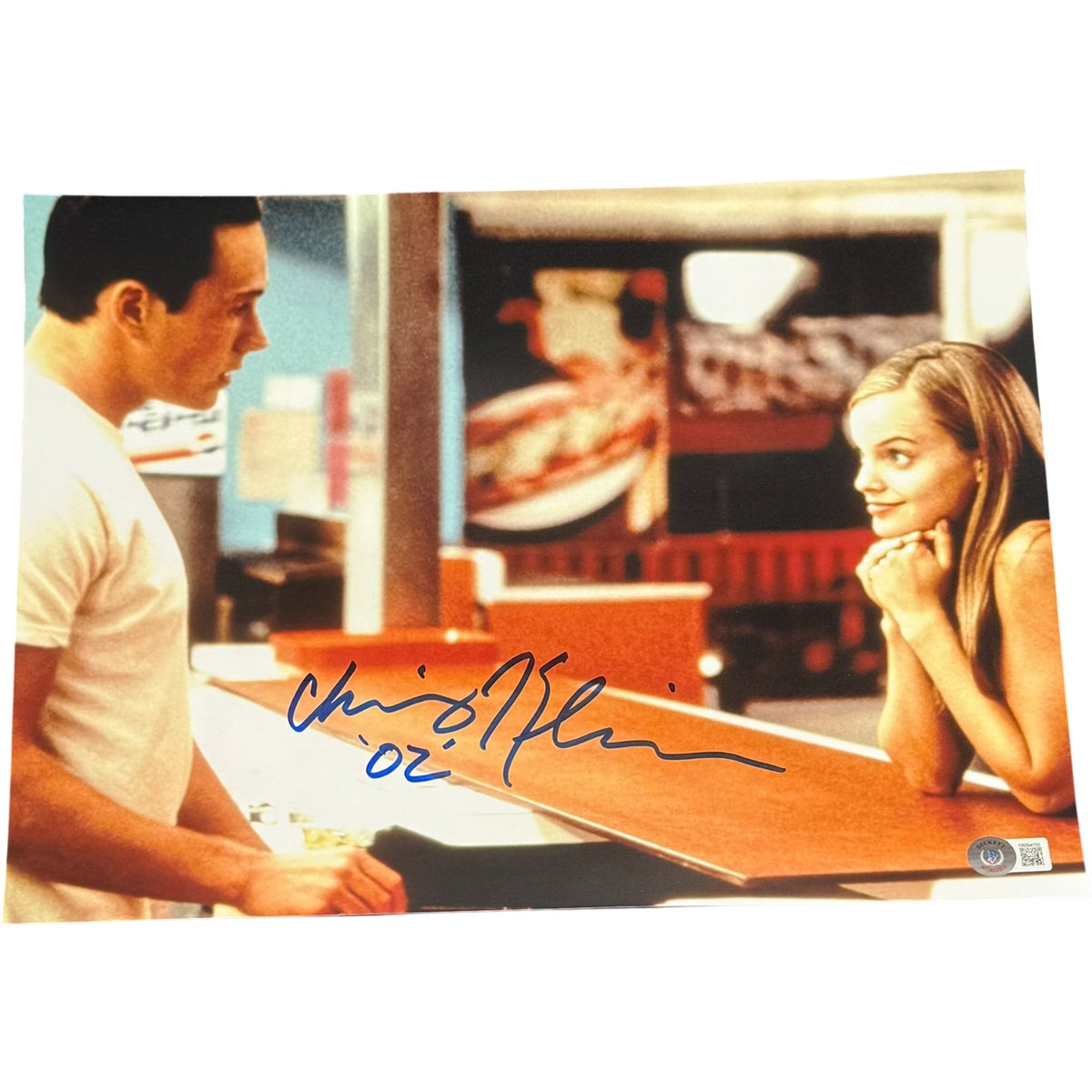 Chris Klein American Pie Signed 11x14 Photo - Oz Beckett Beckett-Powers Sports Memorabilia