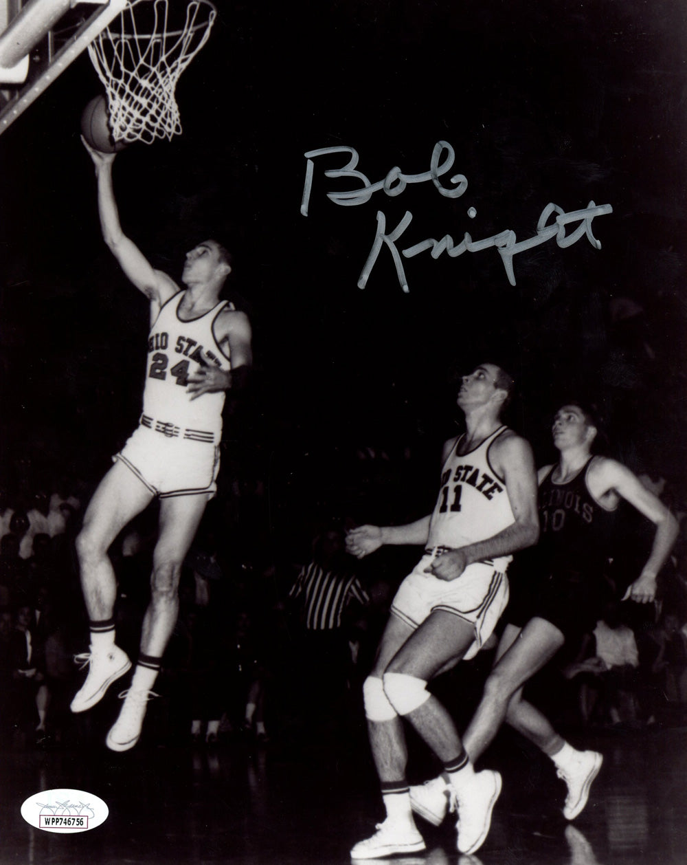 Bob Knight Ohio State Buckeyes Signed 8x10 Photo - JSA JSA-Powers Sports Memorabilia