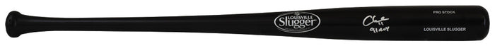 Chuck Knoblauch Autographed Louisville Slugger Pro Stock Black Baseball Bat with ROY'91-Powers Sports Memorabilia