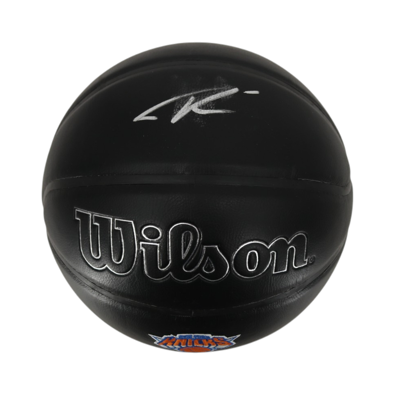 Tyler Kolek New York Knicks Signed Black Knicks Logo NBA Basketball-Powers Sports Memorabilia