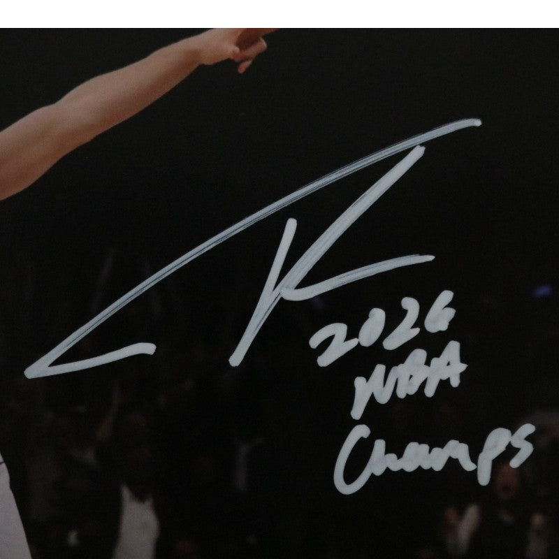 Tyler Kolek New York Knicks Signed Inscribed 11x14 Photo-Powers Sports Memorabilia