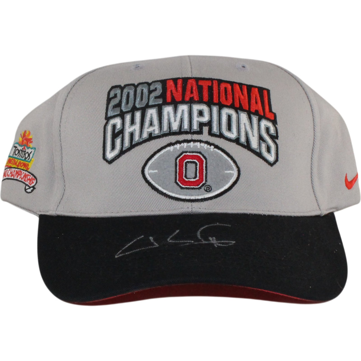 Craig Krenzel Ohio State Buckeyes Signed Mini Helmet - 2002 Natonal Champs Hat Beckett Beckett - 55004-Powers Sports Memorabilia