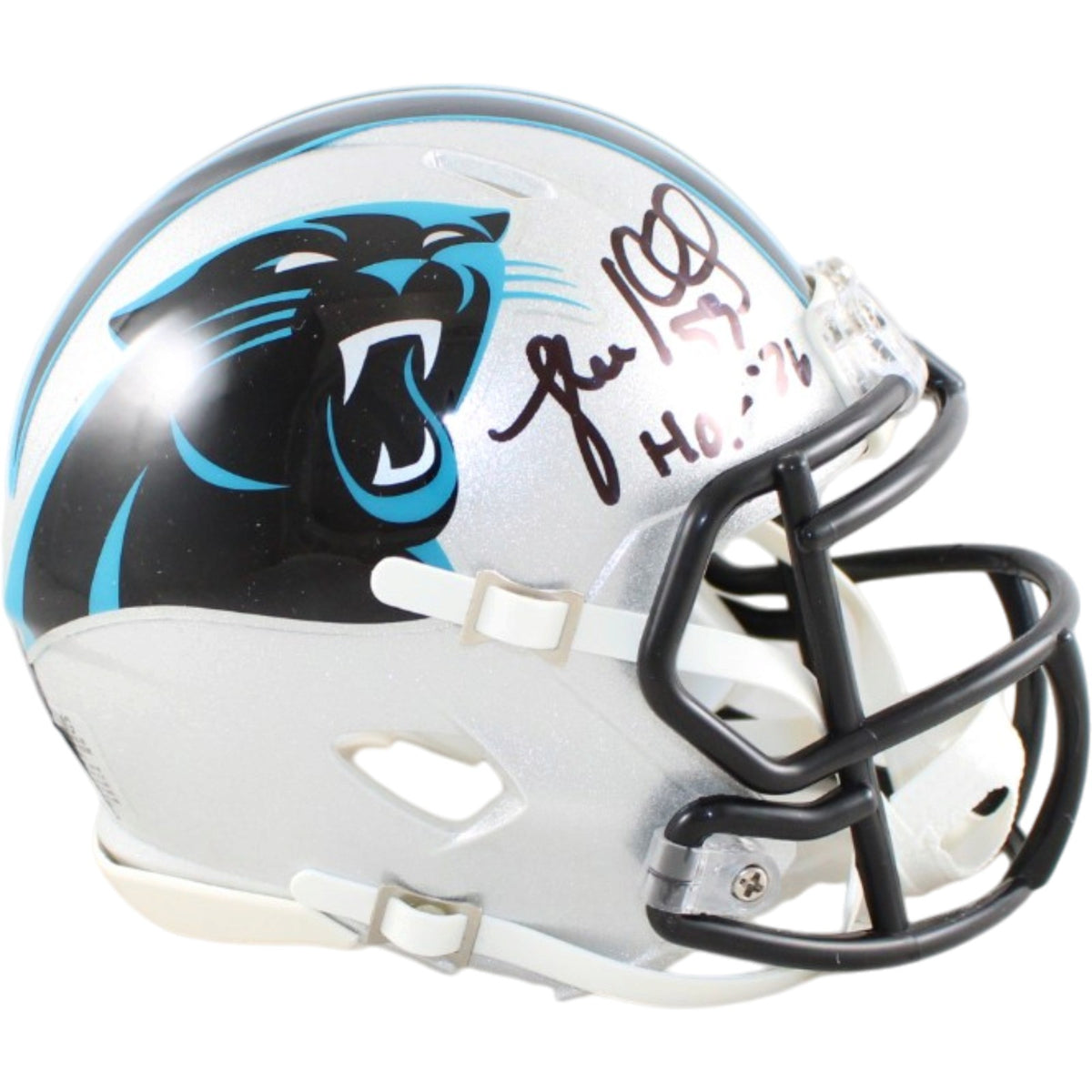 Luke Kuechly Carolina Panthers Signed Mini Helmet HOF Beckett WIT 58684 Beckett-Powers Sports Memorabilia