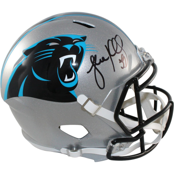 Luke Kuechly Signed Carolina Panthers Full-Size Helmet – Beckett Witness Authenticated-Powers Sports Memorabilia