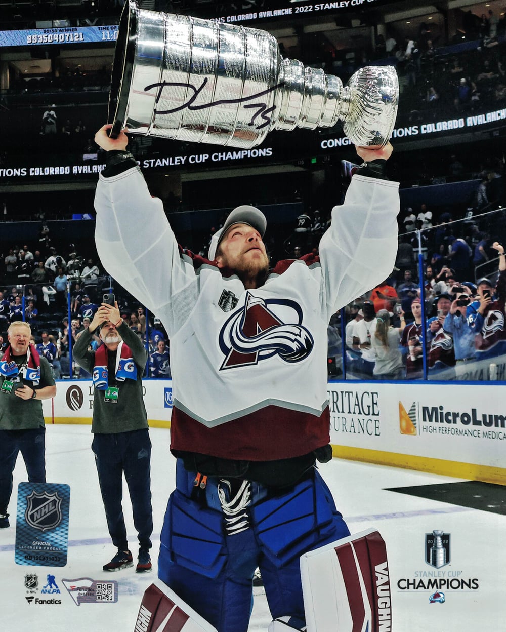 Darcy Kuemper Signed Colorado Avalanche 8x10 Photo – Fanatics Authenticated-Powers Sports Memorabilia