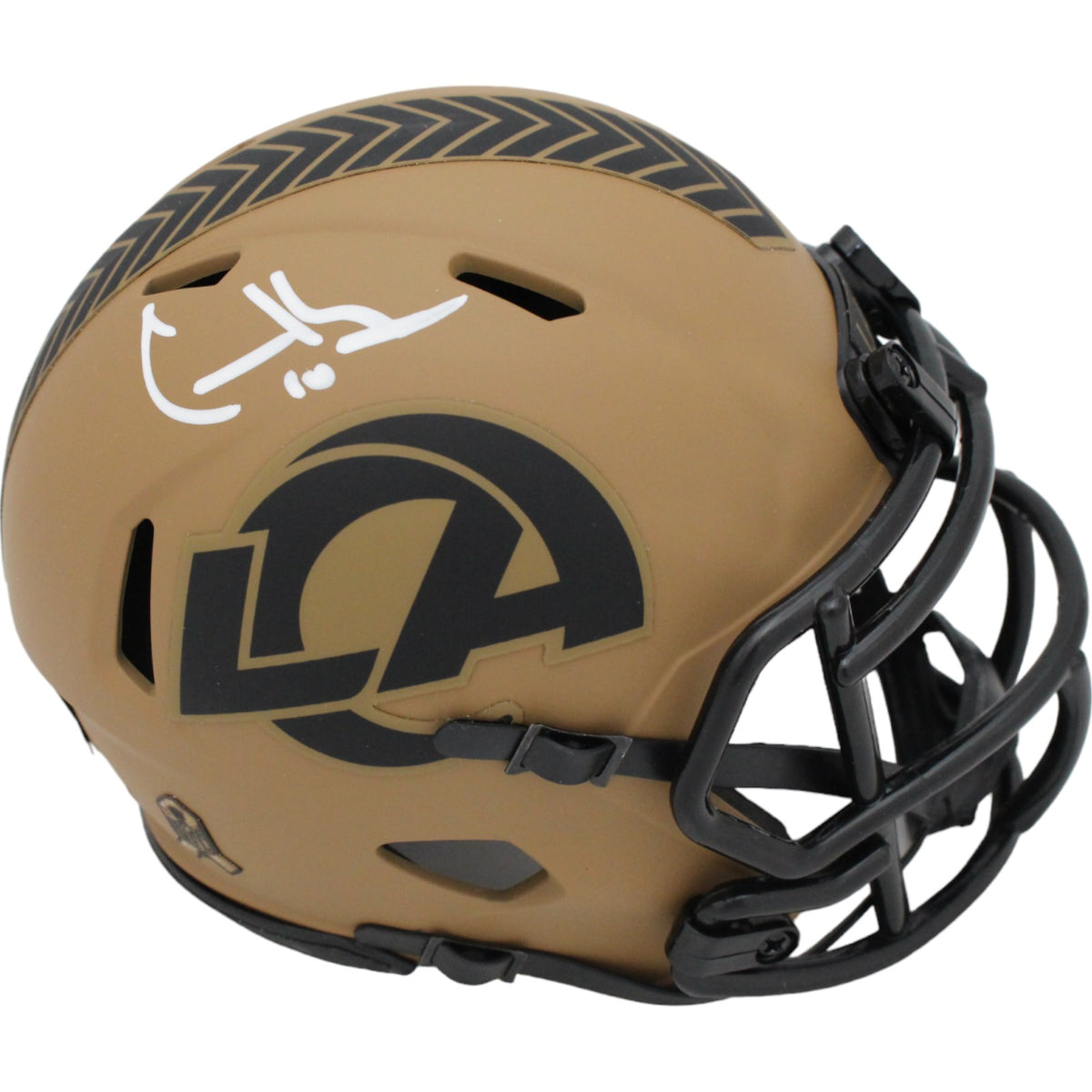 Cooper Kupp Los Angeles Rams Signed Mini Helmet - 23 Salute FAN-Powers Sports Memorabilia