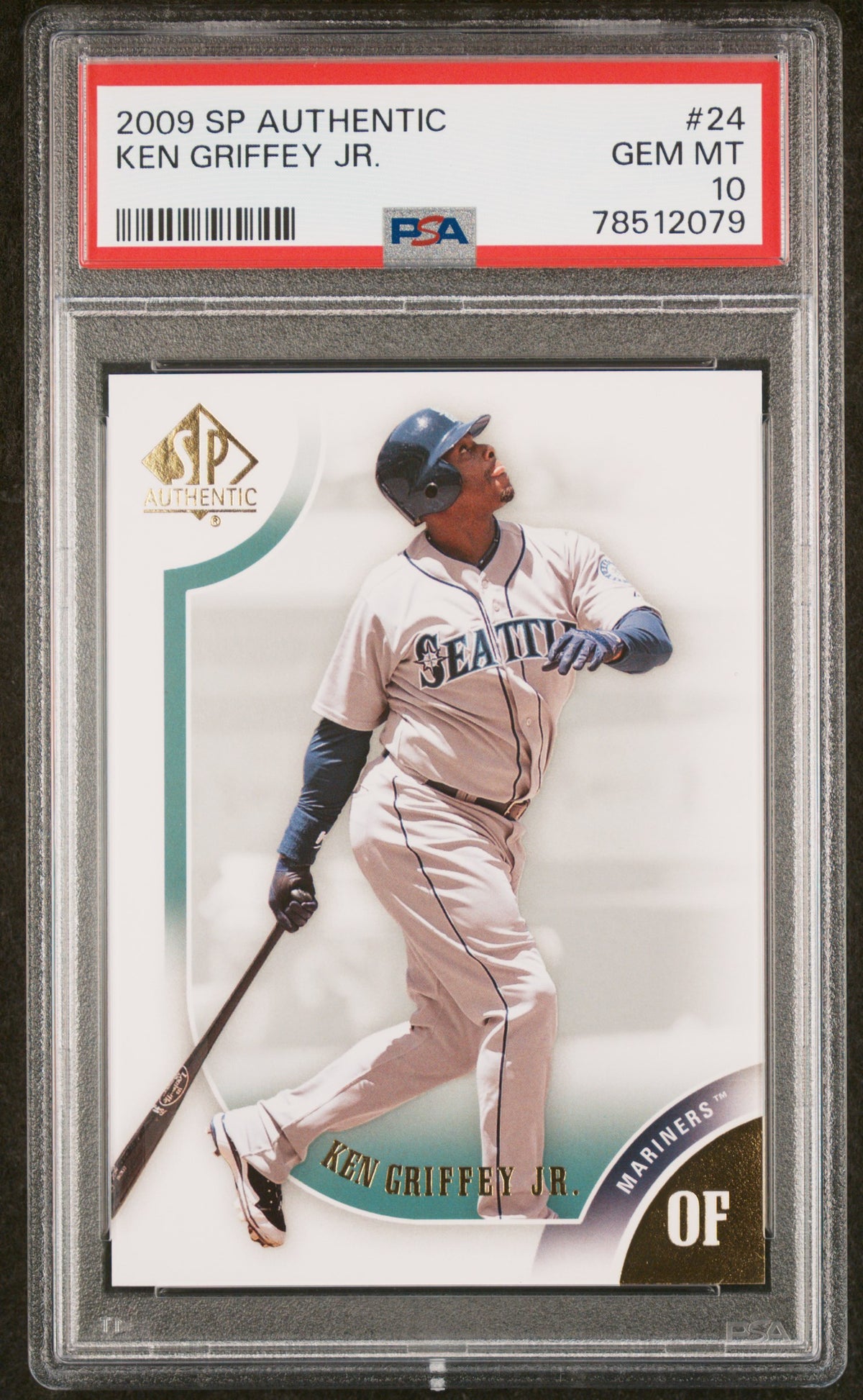 Ken Griffey Jr 2019 Upper Deck SP Authentic Baseball Card #24 Graded PSA 10-Powers Sports Memorabilia