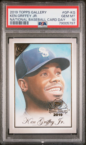 Ken Griffey Jr 2019 Topps Gallery National Baseball Card #GP-KG Graded PSA 10-Powers Sports Memorabilia
