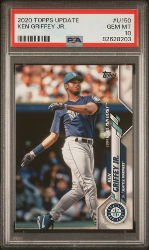 Ken Griffey Jr 2020 Topps Update Baseball Card #U150 Graded PSA 10-Powers Sports Memorabilia