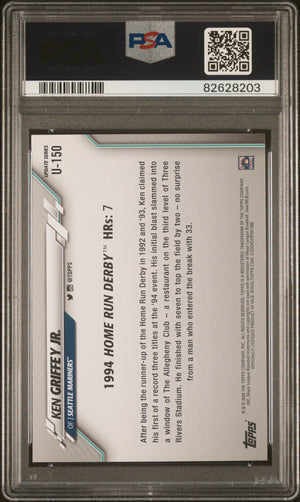 Ken Griffey Jr 2020 Topps Update Baseball Card #U150 Graded PSA 10-Powers Sports Memorabilia