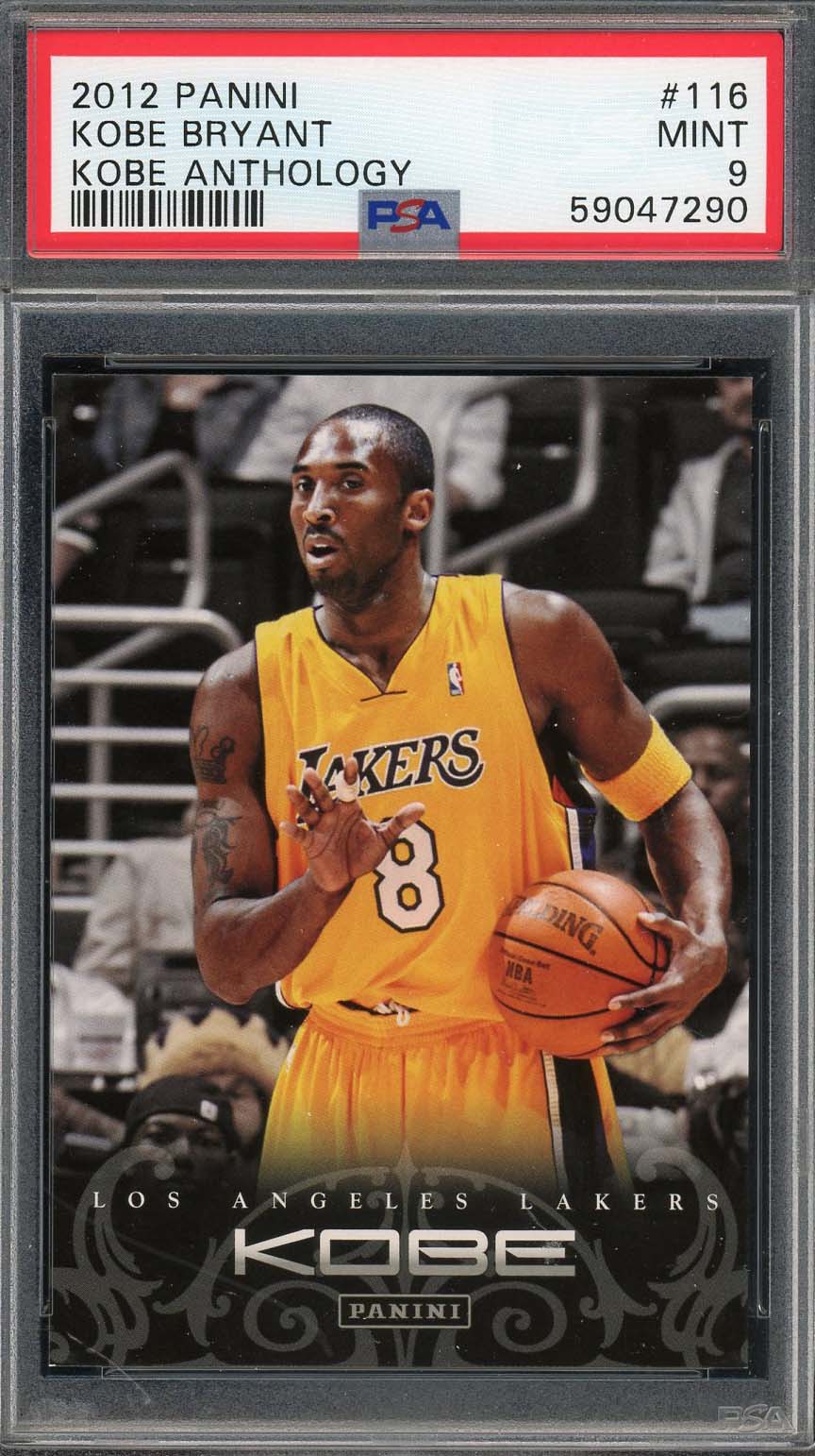 Kobe Bryant 2012 Panini Anthology Basketball Card #116 Graded PSA 9-Powers Sports Memorabilia