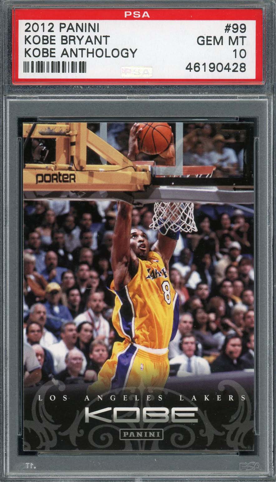 Kobe Bryant 2012 Panini Anthology Basketball Card #99 Graded PSA 10 GEM MINT-Powers Sports Memorabilia