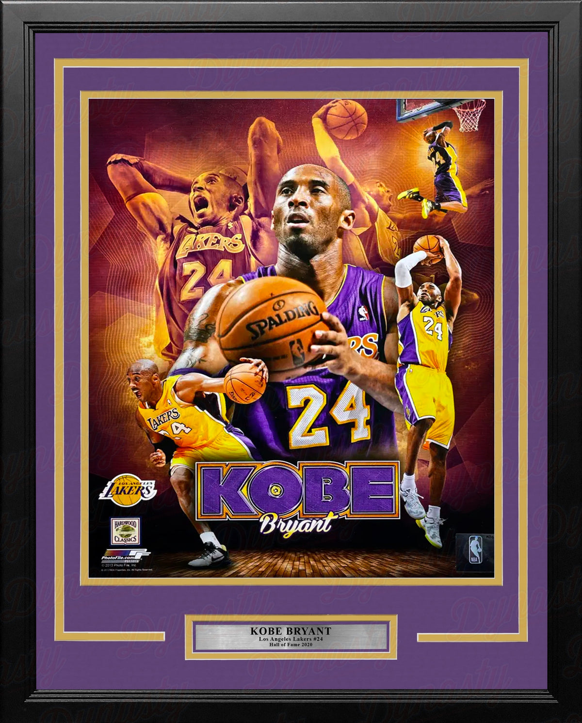 Kobe Bryant Los Angeles Lakers 11" x 14" Framed Basketball Collage Photo-Powers Sports Memorabilia