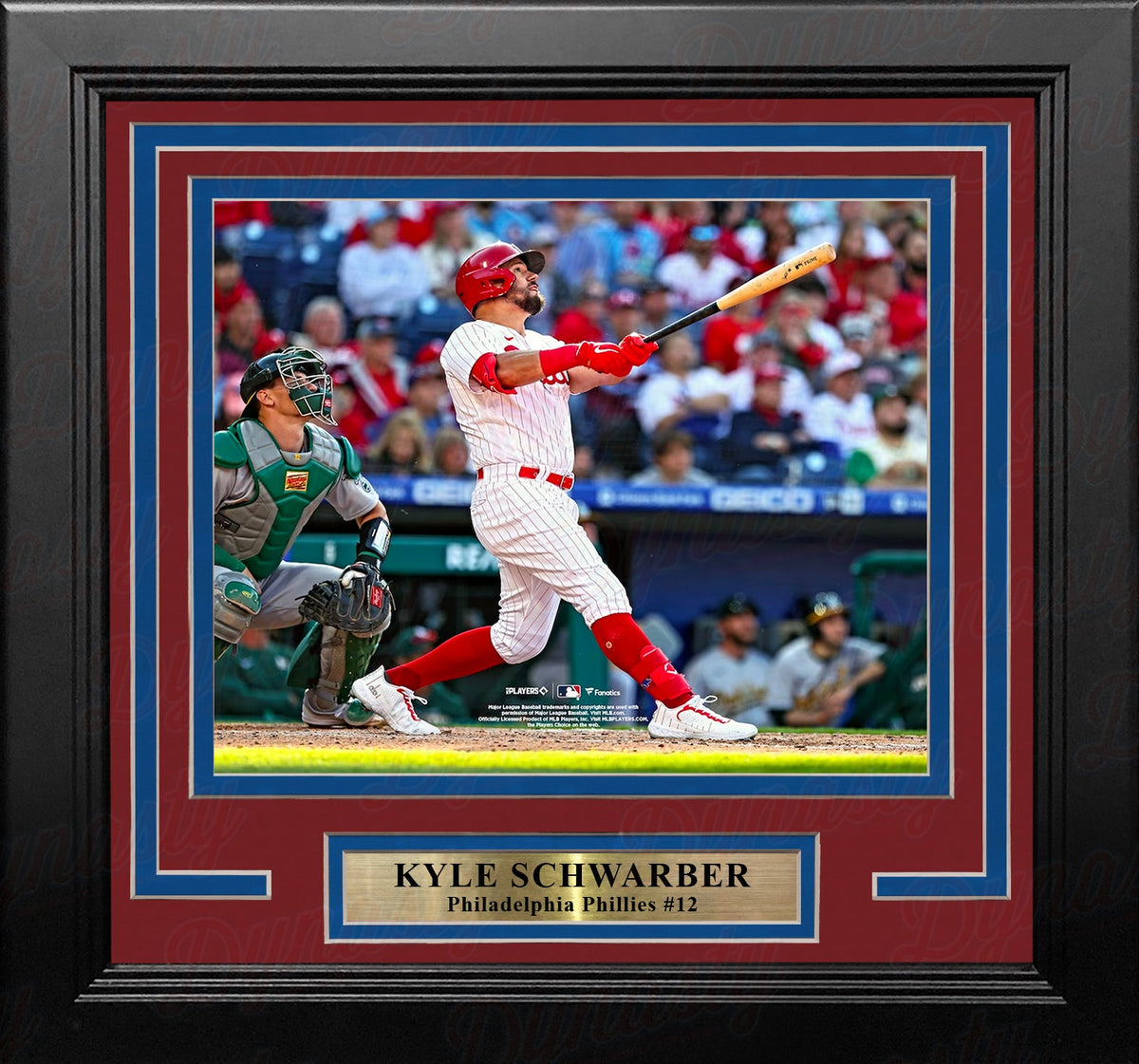 Kyle Schwarber Home Run Swing Philadelphia Phillies 8" x 10" Framed Baseball Display Photo-Powers Sports Memorabilia