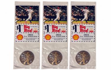 Mark McGwire #25 McDonald?ÇÖs Commemorative Coin 4 of 4 - Sept. 3, 2000 Sealed/New- Lot of 3-Powers Sports Memorabilia