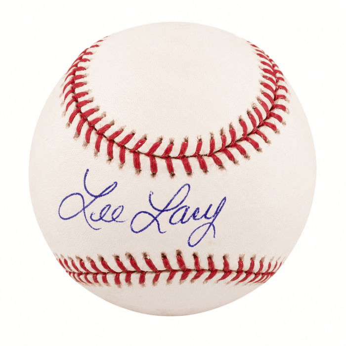 Lee Lacy Autographed Rawlings (Selig) MLB Baseball-Powers Sports Memorabilia