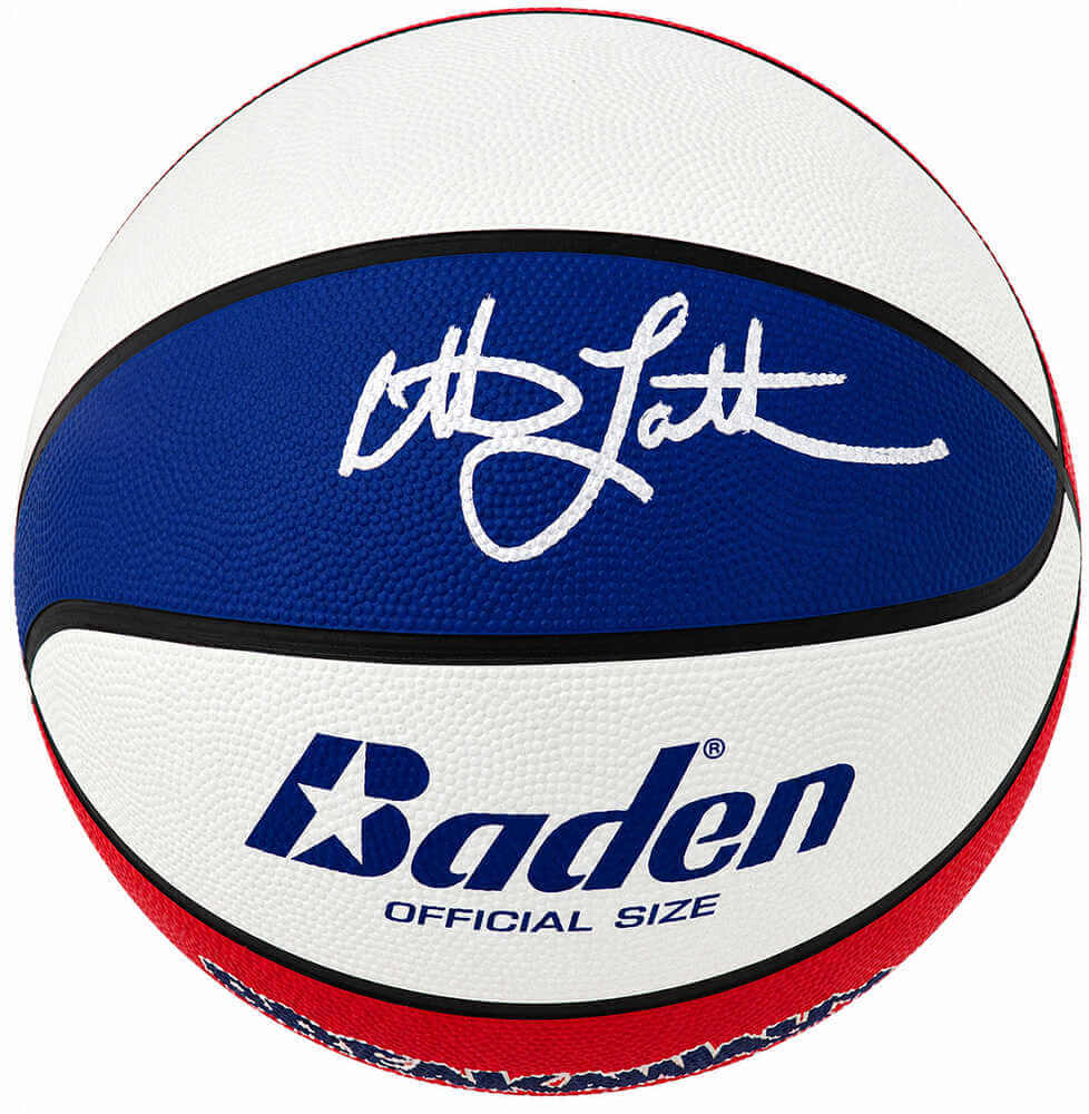 Christian Laettner Autographed Baden Red, White & Blue Full Size Basketball-Powers Sports Memorabilia