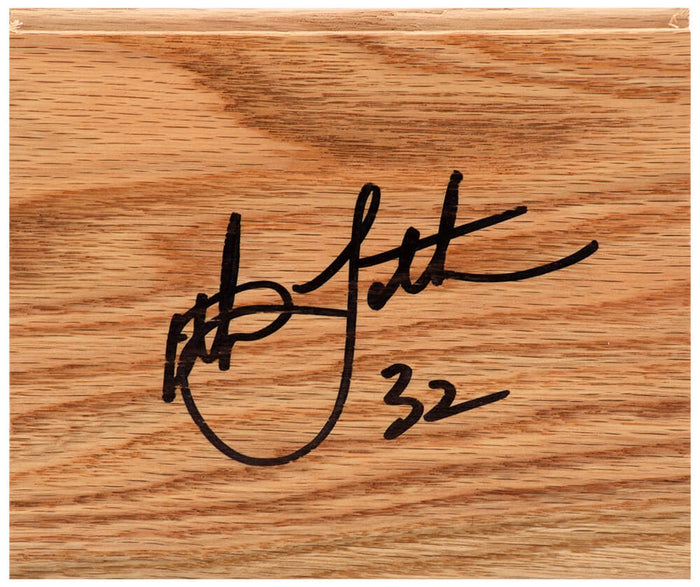 Christian Laettner Autographed 5x6 Floor Piece-Powers Sports Memorabilia