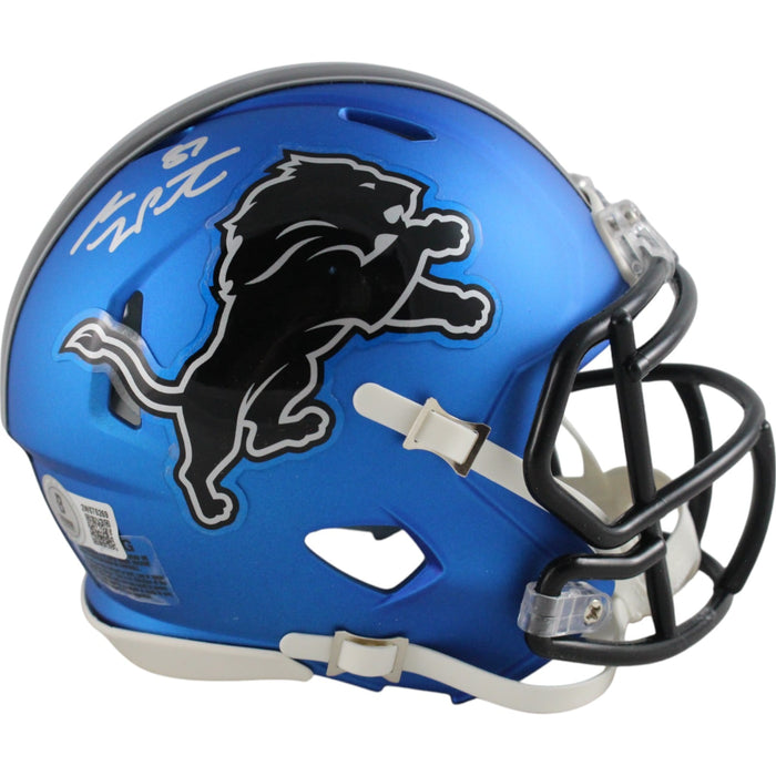 Sam LaPorta Signed Detroit Lions 24 Alt Mini Helmet – Beckett Authenticated-Powers Sports Memorabilia