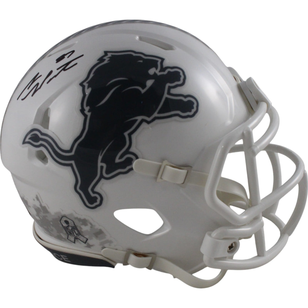 Sam LaPorta Signed Detroit Lions 24 STS Mini Helmet – Beckett Authenticated-Powers Sports Memorabilia