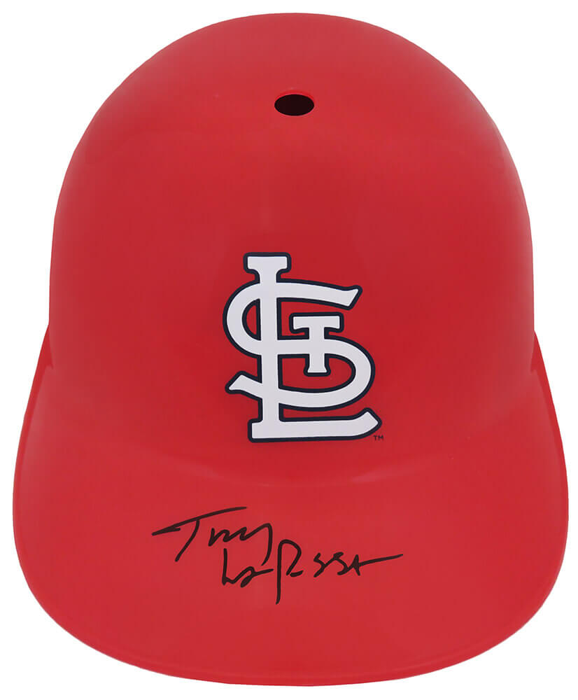 Tony LaRussa Autographed St. Louis Cardinals Replica Souvenir Batting Helmet-Powers Sports Memorabilia