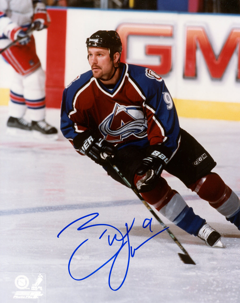Brad Larsen Colorado Avalanche Signed 8x10 Photo-Powers Sports Memorabilia