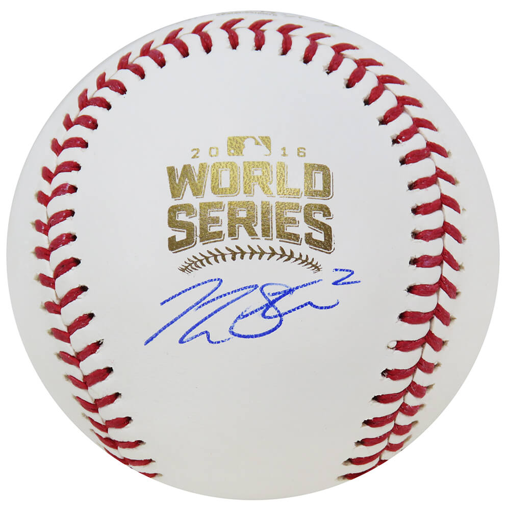 Tommy La Stella Autographed Rawlings Official 2016 World Series MLB Baseball-Powers Sports Memorabilia
