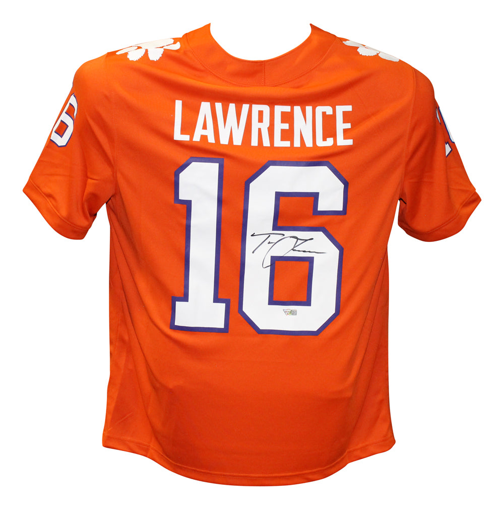 Trevor Lawrence Clemson Orange Nike L Signed Jersey FAN-Powers Sports Memorabilia