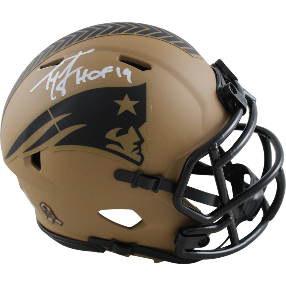 Ty Law Signed New England Patriots 23 STS Mini Helmet HOF – Beckett Authenticated-Powers Sports Memorabilia