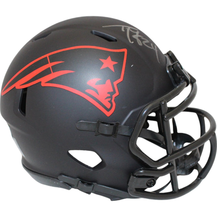 Ty Law Signed New England Patriots Eclipse Mini Helmet – Beckett Authenticated-Powers Sports Memorabilia