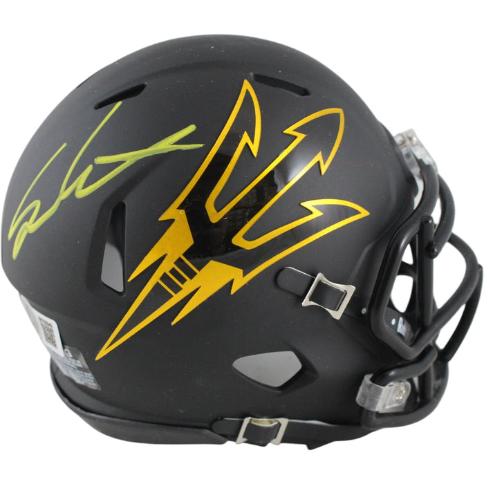 Sam Leavitt Signed Arizona State Sun Devils Black Mini Helmet – Beckett Authenticated-Powers Sports Memorabilia