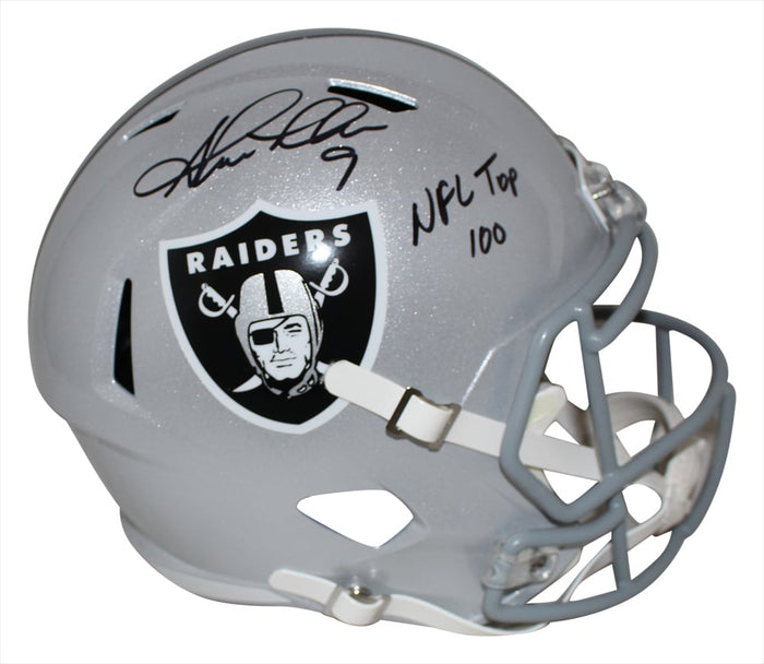 Shane Lechler Signed Oakland Raiders Full-Size Speed Helmet NFL 100 – Beckett Authenticated-Powers Sports Memorabilia