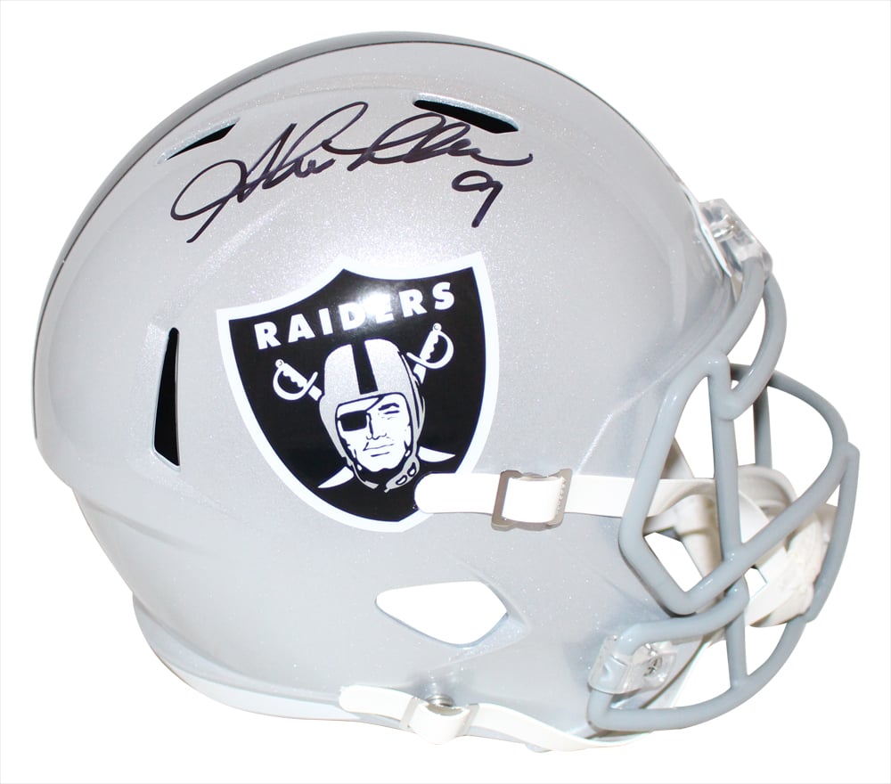 Shane Lechler Signed Oakland Raiders Full-Size Speed Helmet – Beckett Authenticated-Powers Sports Memorabilia