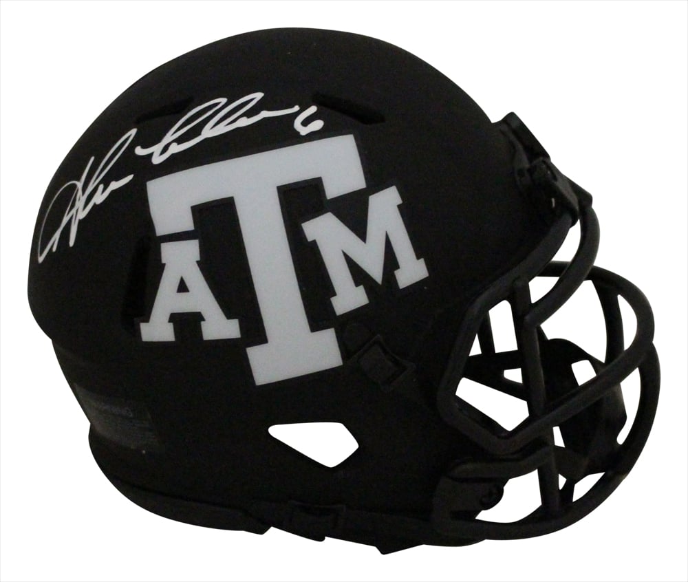 Shane Lechler Signed Texas A&M Aggies Eclipse Mini Helmet – Beckett Authenticated-Powers Sports Memorabilia