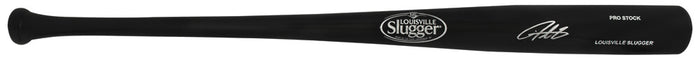 Derrek Lee Autographed Louisville Slugger Pro Stock Black Baseball Bat-Powers Sports Memorabilia