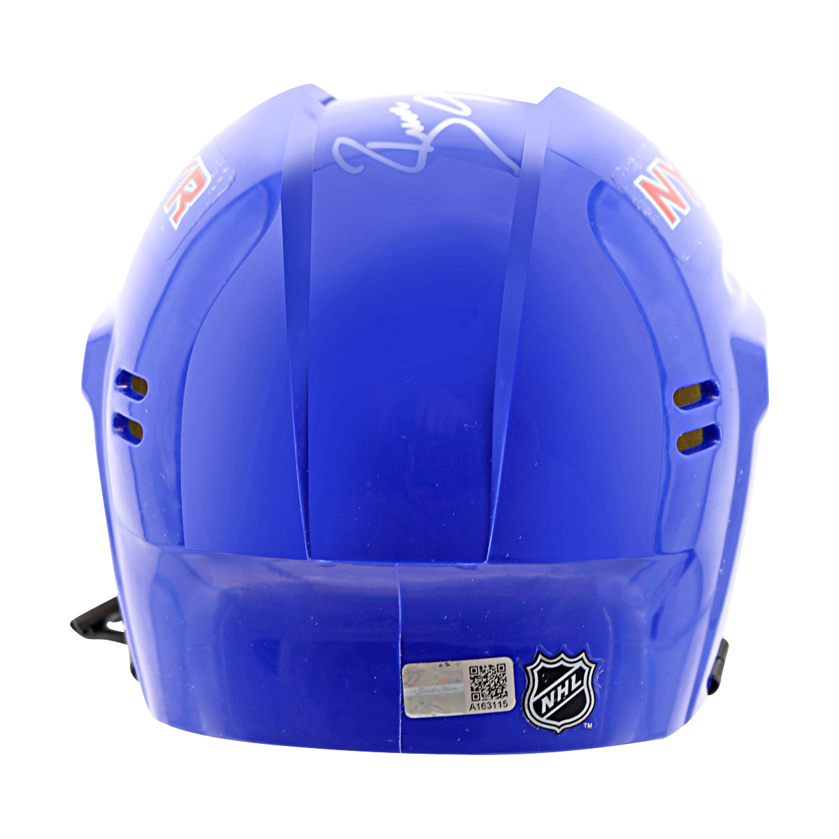 Brian Leetch New York Rangers Signed Inscribed 94 Cup Blue Mini Helmet-Powers Sports Memorabilia