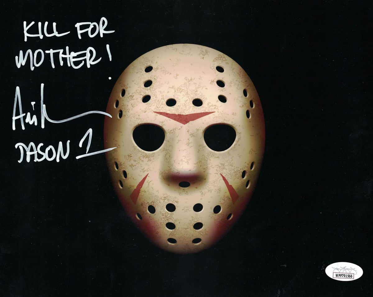 Ari Lehman Signed Friday The 13th 8x10 Photo Kill For Mother – White – JSA Authenticated-Powers Sports Memorabilia