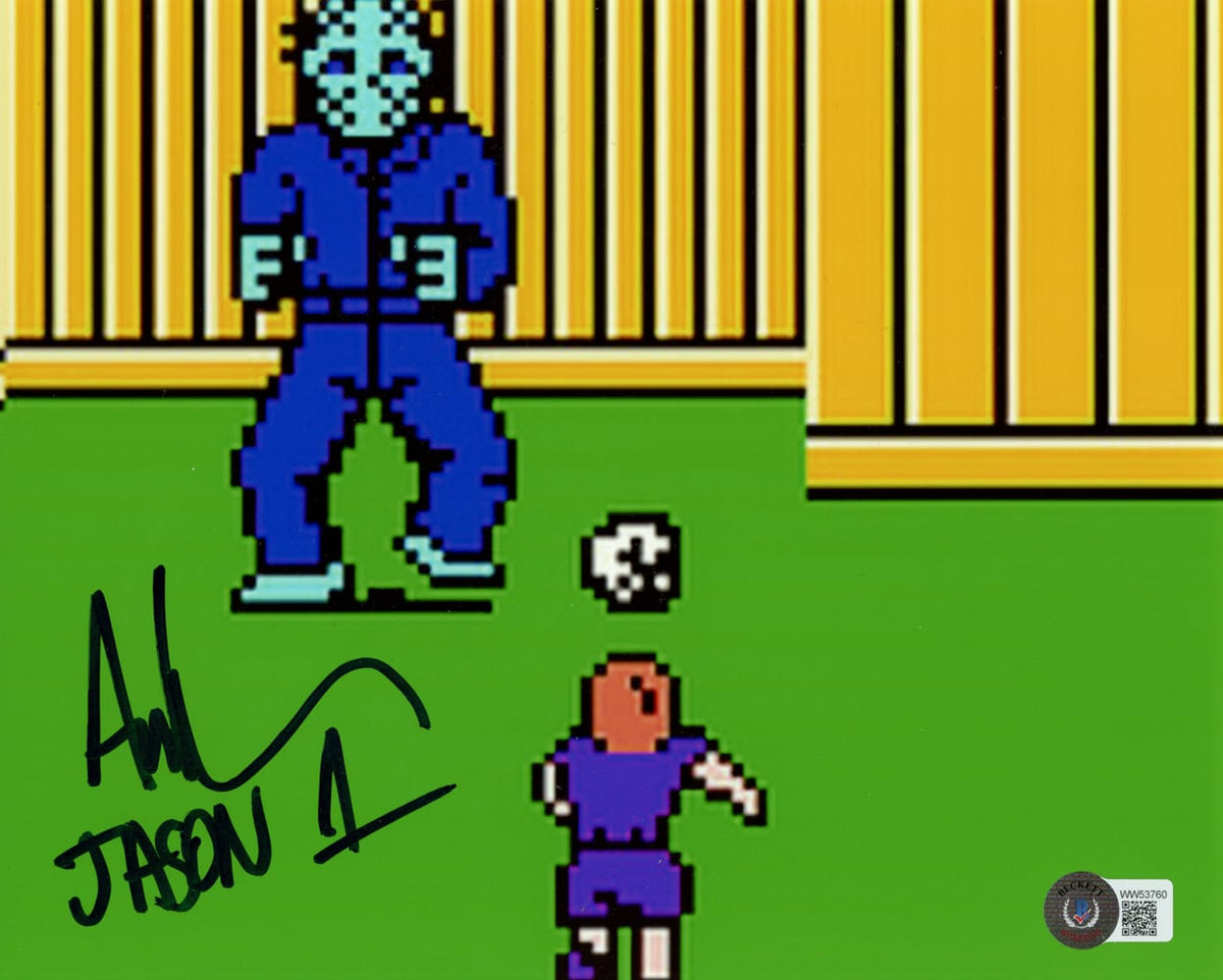 Ari Lehman Signed Friday The 13th 8x10 Photo Jason – NES Close-Up – Beckett Authenticated-Powers Sports Memorabilia