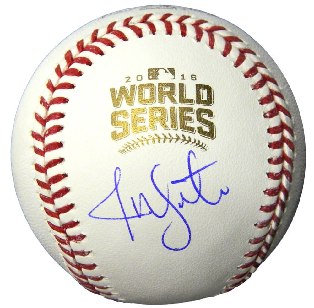 Jon Lester Autographed Rawlings Official 2016 World Series Baseball-Powers Sports Memorabilia