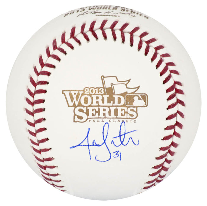 Jon Lester Autographed Rawlings 2013 World Series (Boston Red Sox) MLB Baseball-Powers Sports Memorabilia