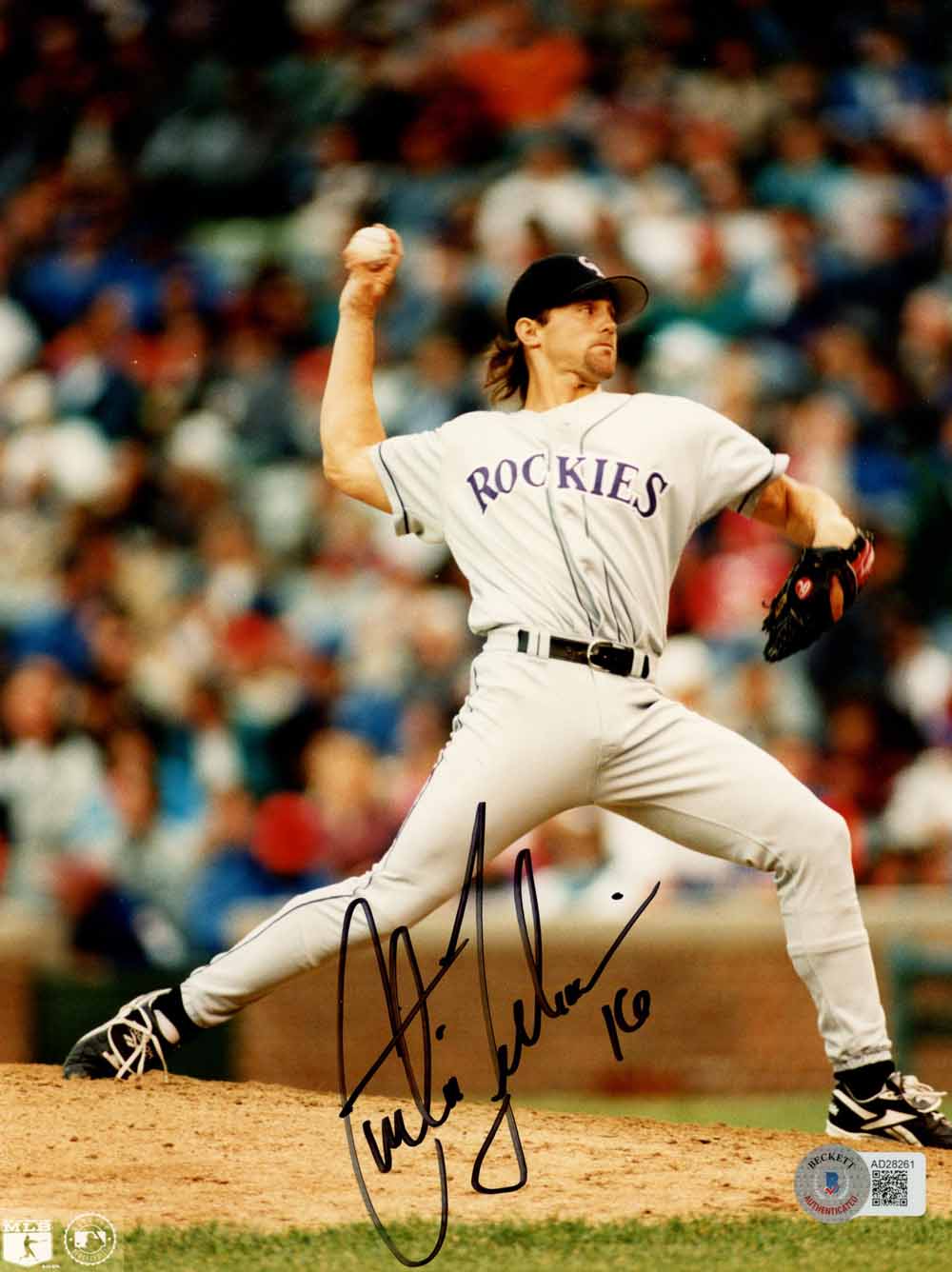 Curt Leskanic Colorado Rockies Signed 8x10 Photo - Beckett Beckett-Powers Sports Memorabilia