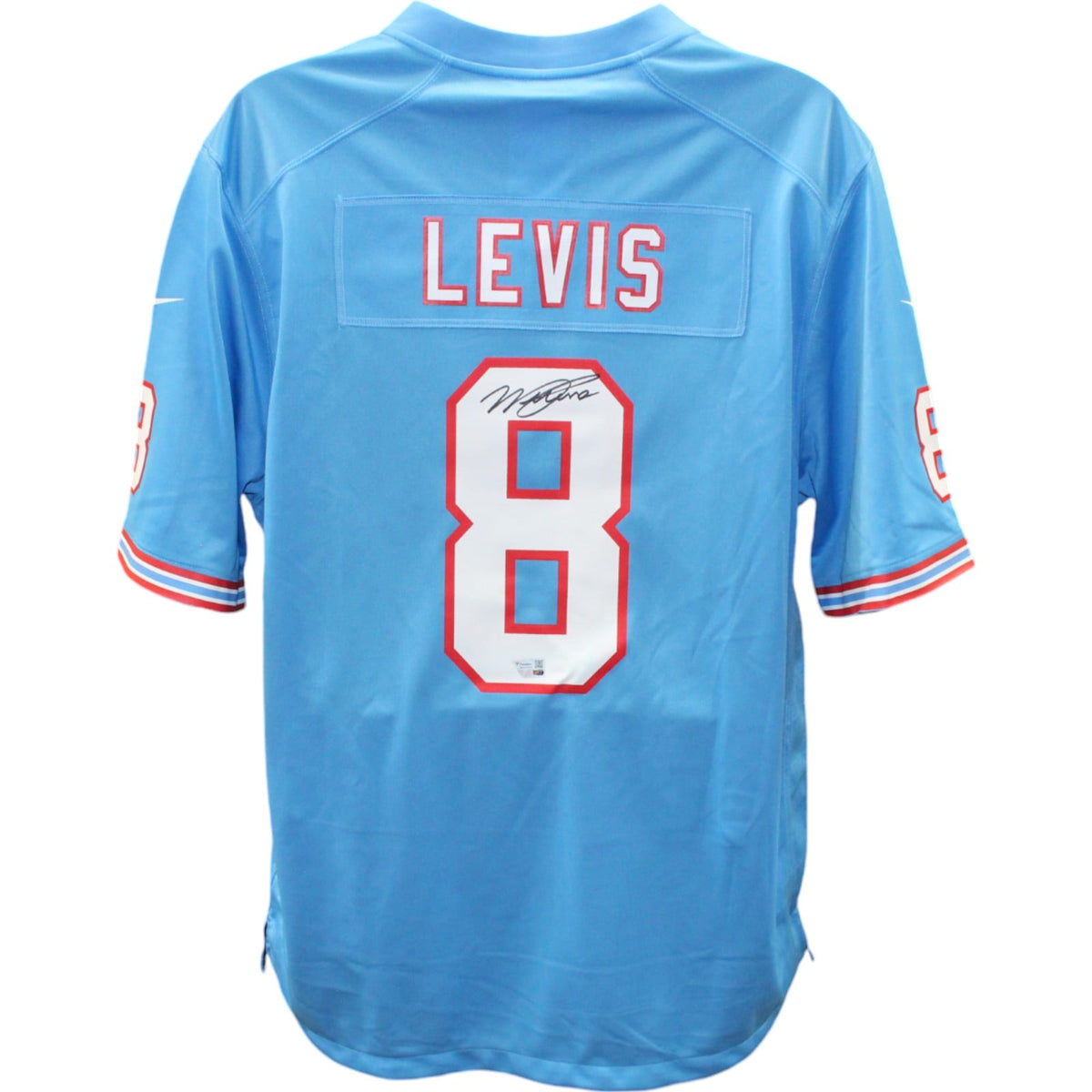 Will Levis Signed Tennessee Titans Light Blue Nike XL Jersey – Fanatics Authenticated-Powers Sports Memorabilia