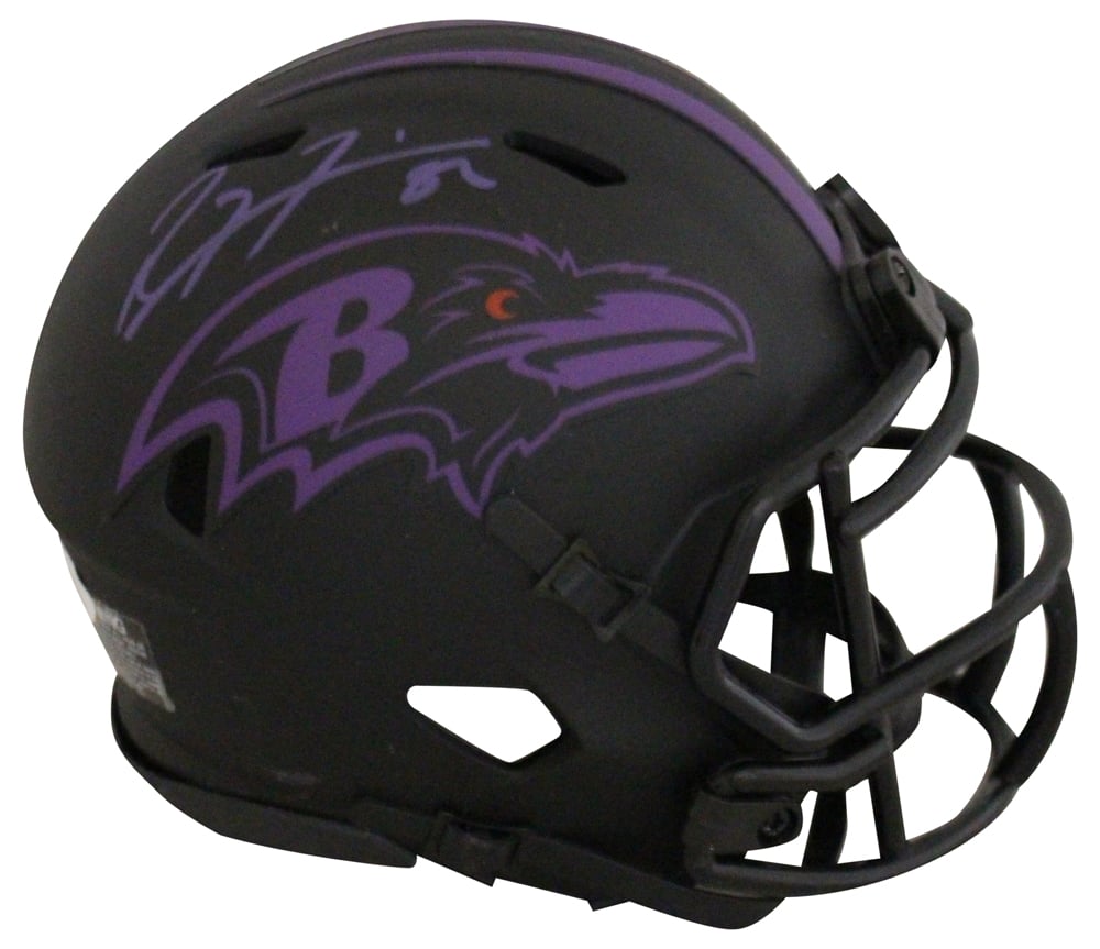 Ray Lewis Baltimore Ravens Eclipse Signed Mini Helmet – JSA Authenticated-Powers Sports Memorabilia