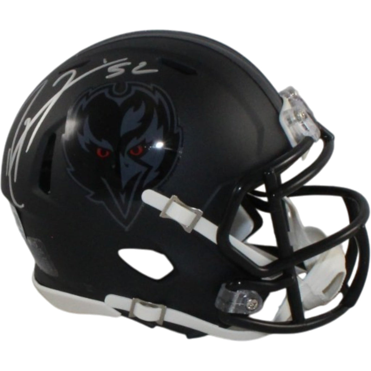 Ray Lewis Signed Baltimore Ravens 2026 ALT #2 Mini Helmet Beckett WIT-Powers Sports Memorabilia