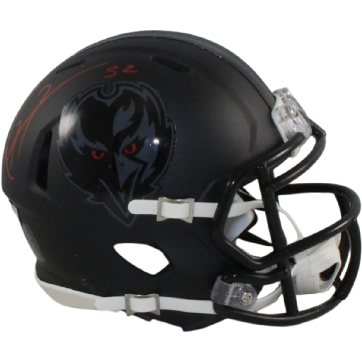 Ray Lewis Baltimore Ravens 2026 ALT #2 Signed Mini Helmet Beckett WIT 57543 Beckett-Powers Sports Memorabilia